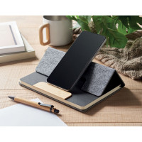Darilni set beležka iz filca A5 in pisalo NOTEMIX MO2390-15