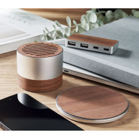 Bluetooth zvočnik iz aluminija in lesa oreha SOUNEUZ MO2432-40