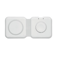 Zložljiv wireless brezžični polnilnik 2v1 15W FLIP MO2445-06