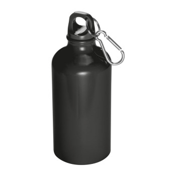 Kovinski bidon - športna steklenica s karabinom 800ml Brno 019503