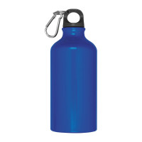 Kovinski bidon - športna steklenica s karabinom 800ml Brno 019504