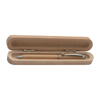 Leseno pisalo - kemični svinčnik v darilnem etuiju iz lesa Yellowstone Twist 064301