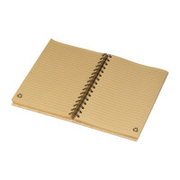 Eleganten ECO set iz beležke z lesenimi platnicami in kemika iz lesa Pisa, beige 269913