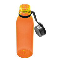 Velika športna steklenica iz reciklirane plastike s kovinskim pokrovom 780ml Sapporo, oranžna 290810