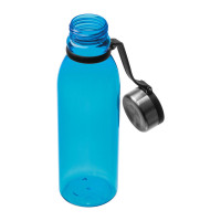 Velika športna steklenica iz reciklirane plastike s kovinskim pokrovom 780ml Sapporo, modra 290824