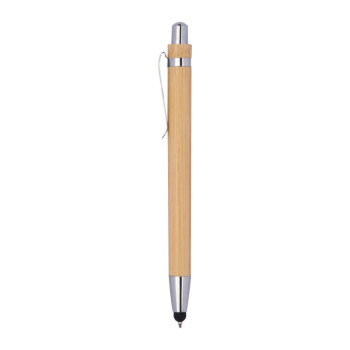 Bamboo ballpen with touch function