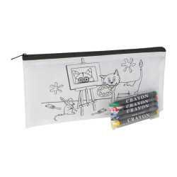 Otroška peresnica s pobarvanko in voščenkami Stockholm 422506