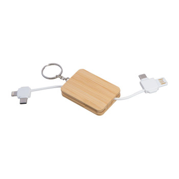 Lesen obesek za ključe s kablom Bellevue 423913