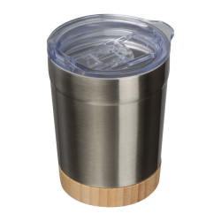 Kovinska potovalna skodelica z lesenim dnom Turin 300 ml 438907