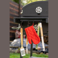 Pribor za peko na žaru, ki se iz predpasnika spremeni v torbico Barbecue Aurora 807703