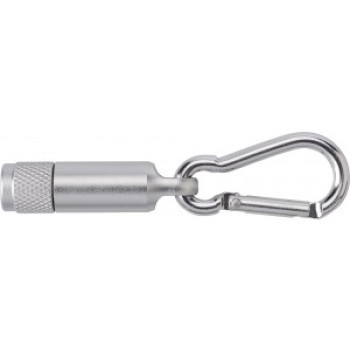 Aluminium mini torch with carabiner Tracy