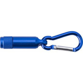 Aluminium mini torch with carabiner Tracy