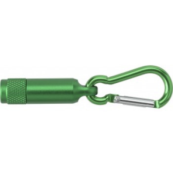 Aluminium mini torch with carabiner Tracy