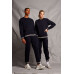 Pulover / hoodie Front Row SWEAT WITH STRIPE CUFFS FR840