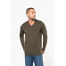 T-majica Kariban MEN'S LONG-SLEEVED V-NECK T-SHIRT KA358
