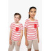 T-majica Kariban KIDS' STRIPED SHORT SLEEVE SAILOR T-SHIRT WITH POCKET KA379
