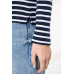 T-majica Kariban LADIES’ LONG-SLEEVED BRETON STRIPE TOP KA386