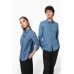 Srajca / Pulover Kariban LADIES’ DENIM SHIRT KA509