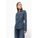 Srajca / Pulover Kariban LADIES' LONG-SLEEVED DENIM SHIRT KA518