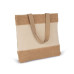 Torba Kimood SHOPPING BAG IN COTTON AND WOVEN JUTE THREADS KI0294