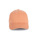 Kapa K-UP CAP IN ORGANIC COTTON WITH CONTRASTING SANDWICH PEAK - 6 PANELS KP198