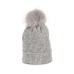 Kapa K-UP KNITTED BOBBLE BEANIE IN RECYCLED YARN KP555