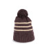 Kapa K-UP KNITTED STRIPED BEANIE IN RECYCLED YARN KP556