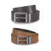 K-UP RAW EDGE LEATHER BELT - 35MM KP812