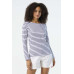 T-majica SOL'S SOL'S MARINE WOMEN - LONG SLEEVE STRIPED T-SHIRT SO01403
