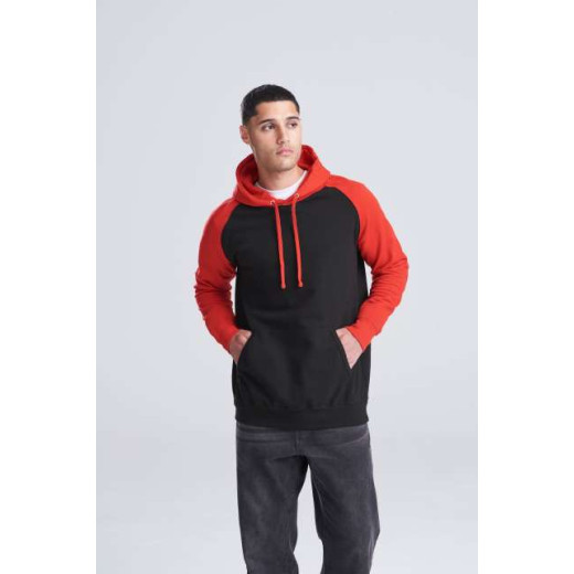 Pulover / hoodie Just Hoods BASEBALL HOODIE AWJH009