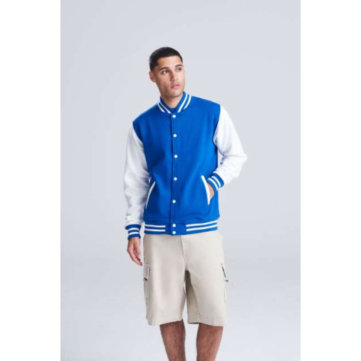 Pulover / hoodie Just Hoods VARSITY JACKET AWJH043