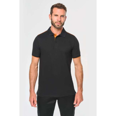 Polo majica Designed To Work MEN'S SHORT-SLEEVED CONTRASTING DAYTODAY POLO SHIRT WK270