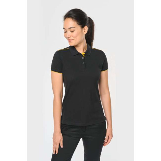 Polo majica Designed To Work LADIES' SHORT-SLEEVED CONTRASTING DAYTODAY POLO SHIRT WK271