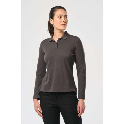 Polo majica Designed To Work LADIES' LONG-SLEEVED POLO SHIRT WK277