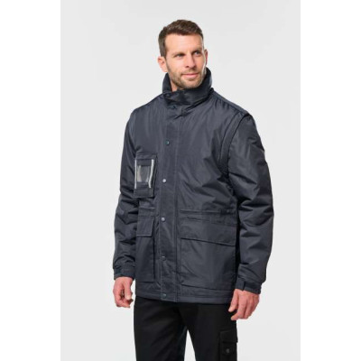 Jakna / vetrovka Designed To Work DETACHABLE-SLEEVED WORKWEAR PARKA WK6106