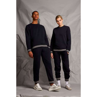 Pulover / hoodie Front Row SWEAT WITH STRIPE CUFFS FR840