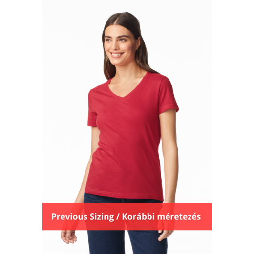 T-majica Gildan SOFTSTYLE™ LADIES' V-NECK T-SHIRT GIL64V00-EX