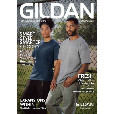 Gildan GILDAN STYLE & COLOR GUIDE 2026 GISCG2026