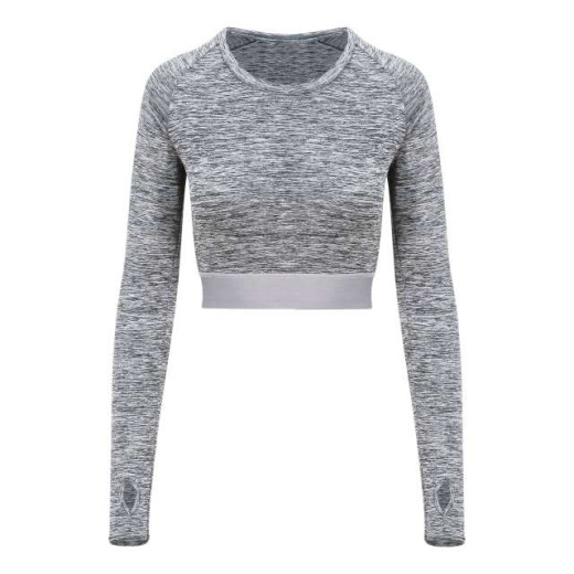 Just Cool WOMEN'S LONG SLEEVE CROP T JC039