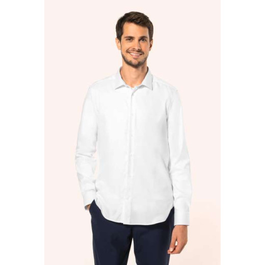 Srajca / Pulover Kariban Premium MEN'S PINPOINT OXFORD LONG-SLEEVED SHIRT PK502