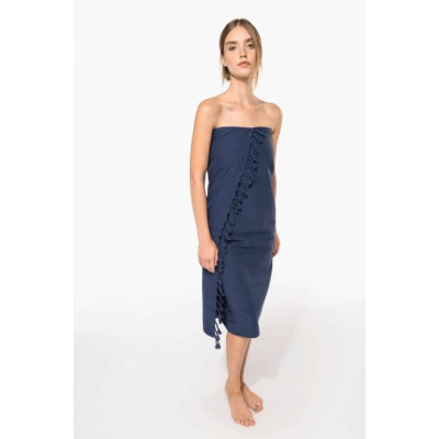 Brisača Kariban STRIPED FRINGED FOUTA KA132