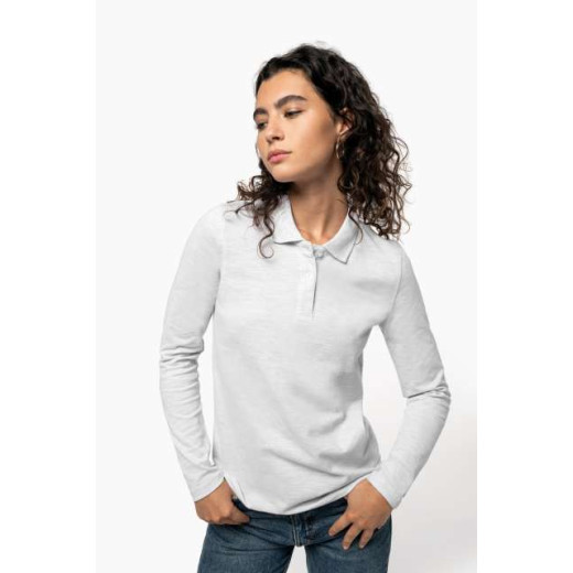 Polo majica Kariban LADIES' LONG-SLEEVED POLO SHIRT KA244