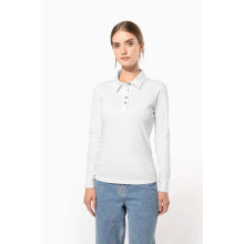 Polo majica Kariban LADIES' LONG SLEEVE JERSEY POLO SHIRT KA265