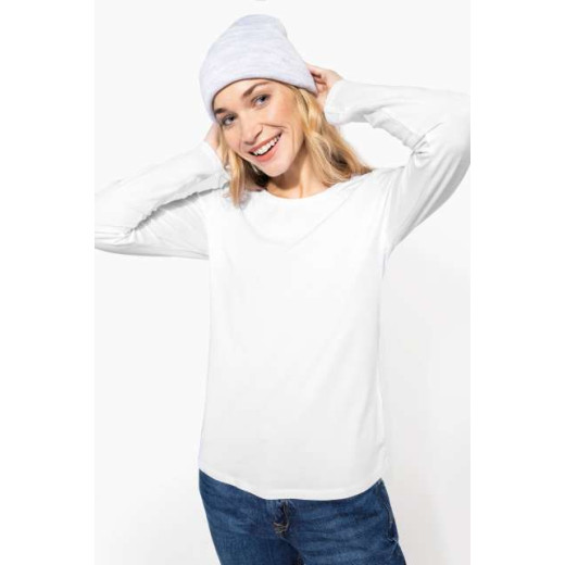 T-majica Kariban LADIES LONG-SLEEVED CREW NECK T-SHIRT KA3017