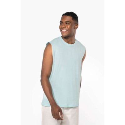 ECO-FRIENDLY MEN SLEEVELESS T-SHIRT
