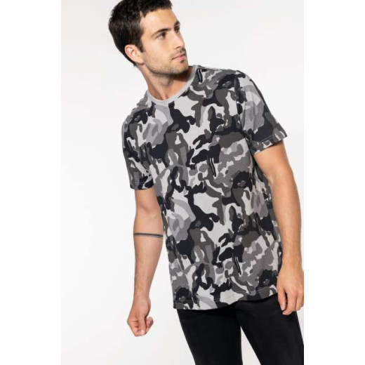T-majica Kariban MEN'S SHORT-SLEEVED CAMO T-SHIRT KA3030