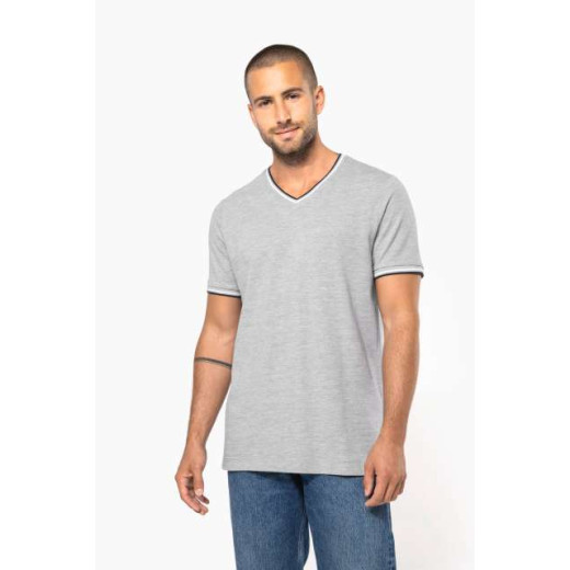 T-majica Kariban MEN'S PIQUÉ KNIT V-NECK T-SHIRT KA374