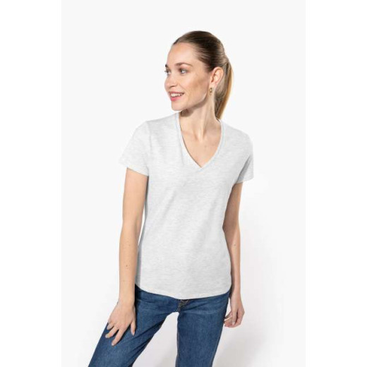 T-majica Kariban LADIES' SHORT-SLEEVED V-NECK T-SHIRT KA381