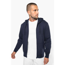 Pulover / hoodie Kariban MEN'S ECO-FRIENDLY HOODED SWEATSHIRT WITH ZIP FASTENING KA4030