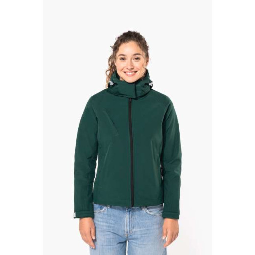 Softshell jakna Kariban LADIES' DETACHABLE HOODED SOFTSHELL JACKET KA414